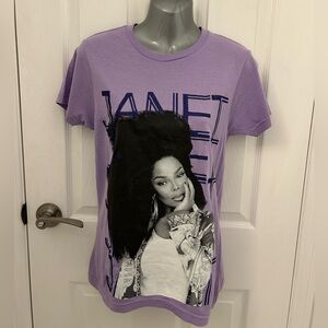 Janet Jackson Purple, Band Tshirt, Sz S